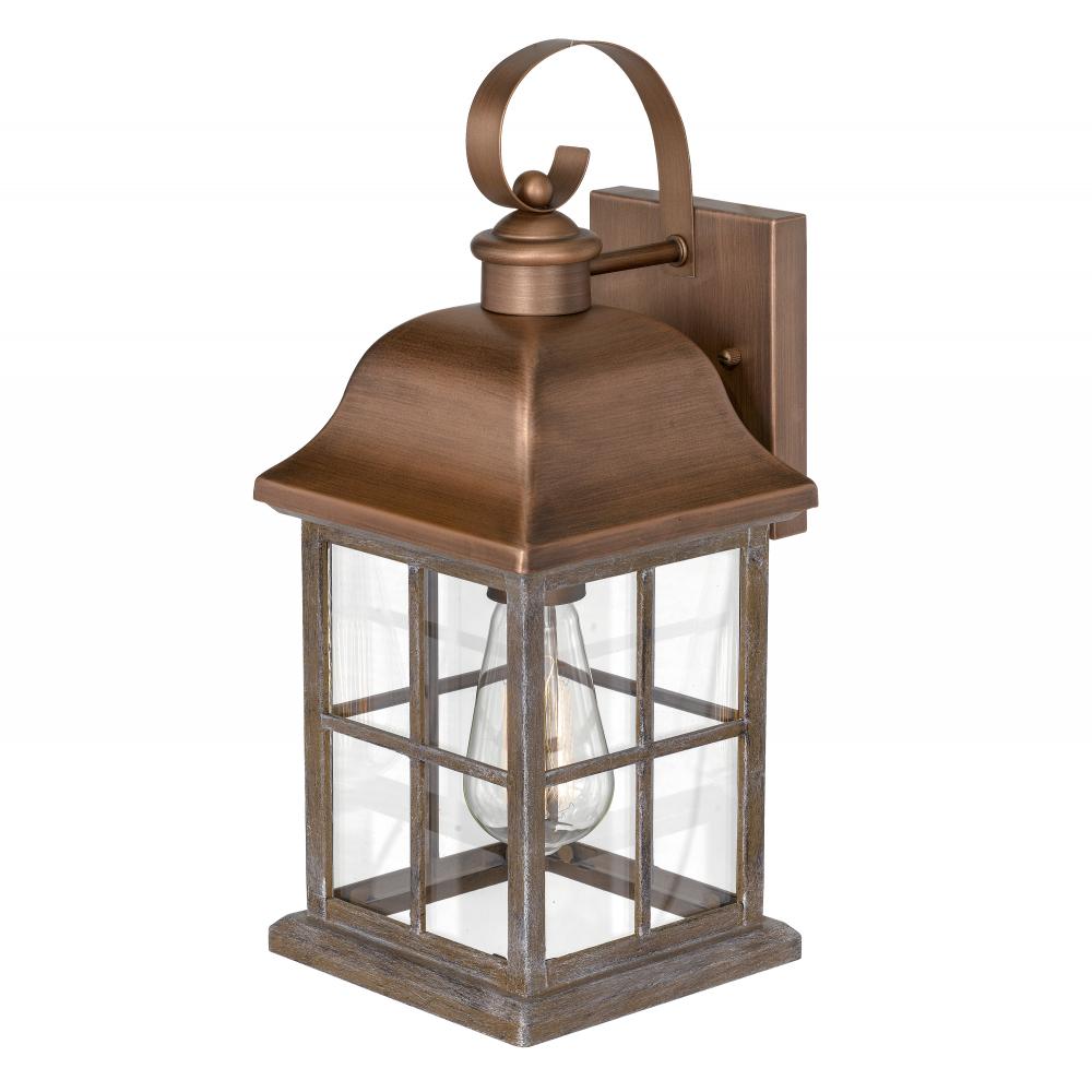 Lawrenceville 15 In 1-Light Antique Copper Outdoor Wall Sconce Lamp