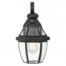 Worldwide Lighting Corp E10031-001 - Westport 13 In 1-Bulb Matte Black Outdoor Wall Sconce Lamp