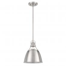 Worldwide Lighting Corp E80011-005 - Helmut 1-Light Brushed Nickel Finish Pendant 10“ X 10” X 12“