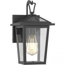 Worldwide Lighting Corp E10051-017 - TimberlAnd 12" in 2-Light Gold CAndelabra Outdoor Wall Scone Lamp Matte Black Finish