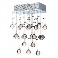 Worldwide Lighting Corp W23225C12 - Icicle Collection 2 Light Chrome Finish and Clear Crystal Wall Sconce 12" W x 17" H Medium