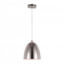 Worldwide Lighting Corp W83542C8 - Monroe 6-Watt Chrome Finish Integrated LEd Mini Pendant Light 3000K 8 in. Dia x 96 in. H