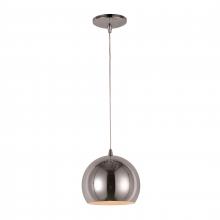 Worldwide Lighting Corp W83543C8 - Monroe 6-Watt Chrome Finish Integrated LEd Mini Pendant Light 3000K 8 in. Dia x 96 in. H