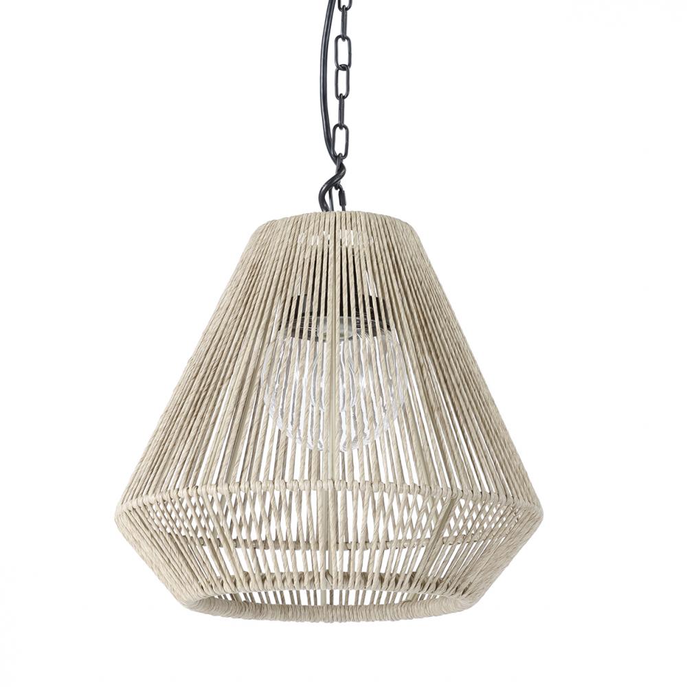 Tanner Outdoor Pendant Tapered Natural