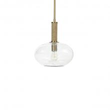 Palecek 2069-79 - Bronson Glass Pendant Wide Brass