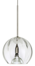 Stone Lighting PD116CRPNM3M - Pendant Optics Clear Polished Nickel MR16 Hal 35W 1600lm Monopoint