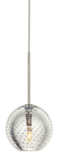 Stone Lighting PD129CRSNX2M - Pendant Bubbles Clear Satin Nickel G4 Halogen 20W 350 Lumens  Monopoint Canopy