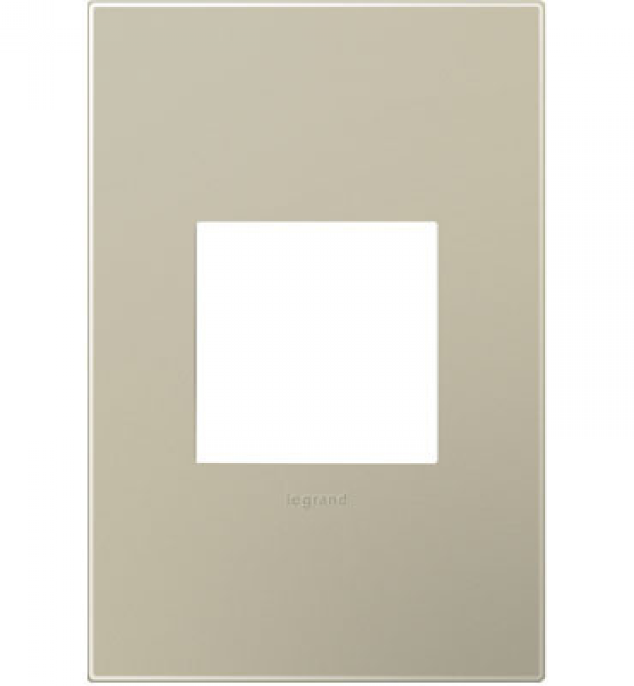 adorne? Titanium One-Gang Screwless Wall Plate