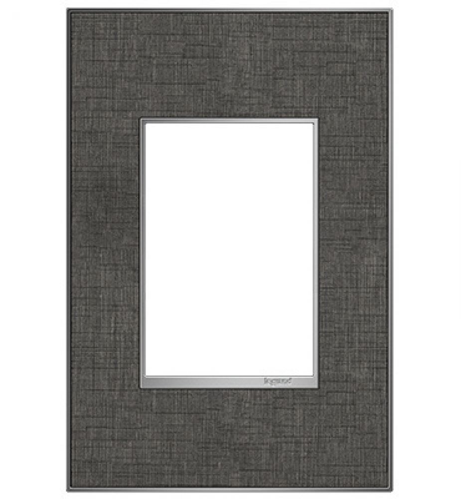 Adorne® Slate Linen One-Gang-Plus Screwless Wall Plate