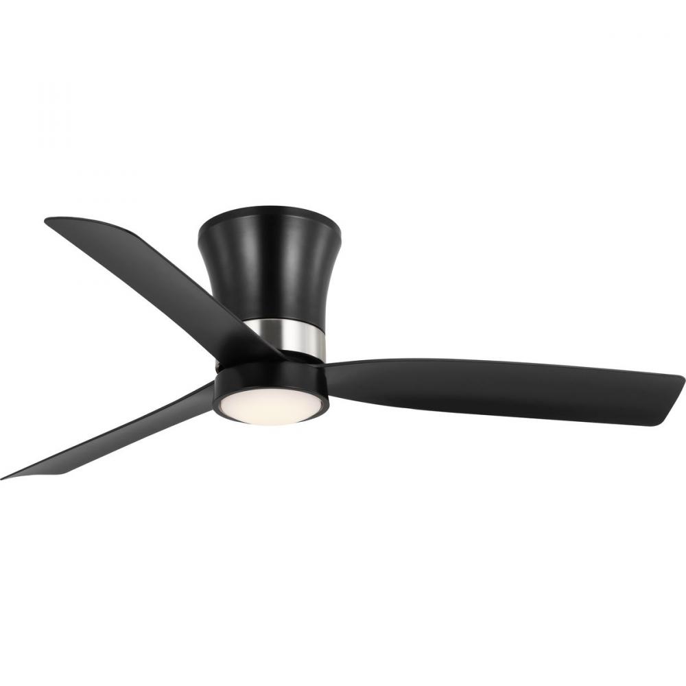 Brant Collection 52-in. Three-Blade Matte Black Modern Ceiling Fan