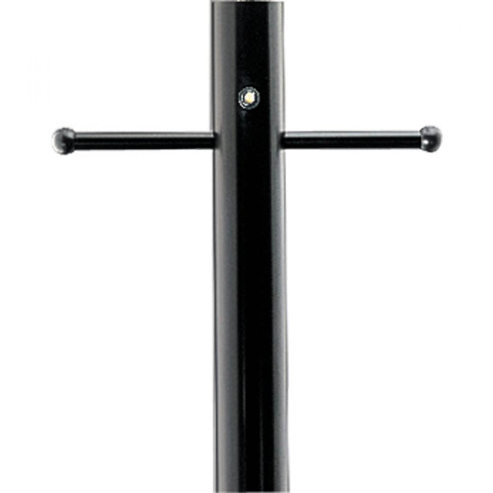 Outdoor 7' Aluminum Post with Ladder Rest, Photocell and GCO