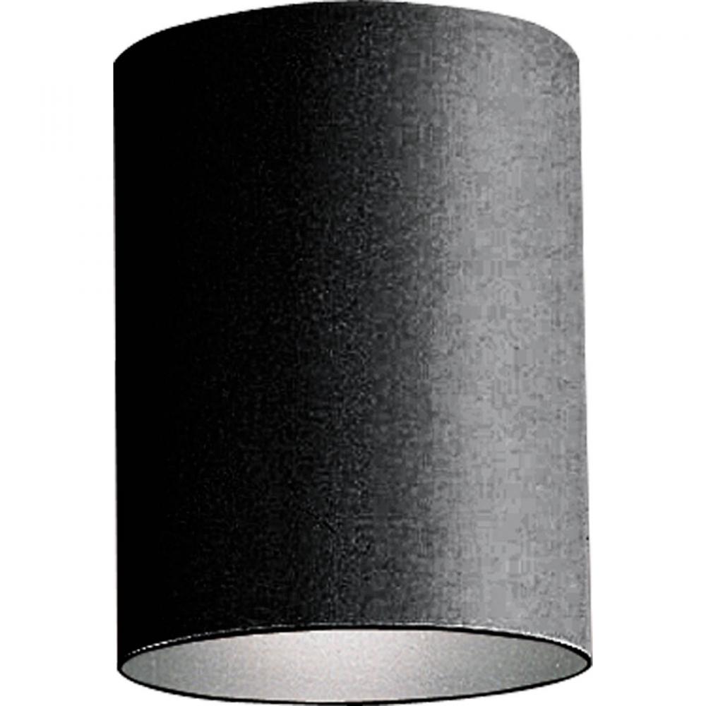 5" Black Outdoor Ceiling Mount Cylinder