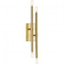 Progress P710120-191 - Arya Collection Four-Light Brushed Gold Luxe Wall Bracket