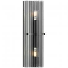 Progress P710136-31M - Seville Collection Two-Light Matte Black Contemporary Wall Sconce