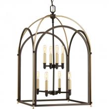 Progress P500040-020 - Westfall Collection Eight-light Largel Foyer Pendant