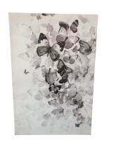 Varaluz 4DWA0118 - Kaleidoscope Black and White Mixed-Media Butterfly Art
