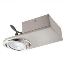 Eglo 39247A - 1 LT LED Wall Track Light w/ Matte Nickel Finish & Adjustable Lamp Head