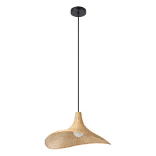 Eglo 43869A - Haxey - 1 LT Bamboo Shade Pendant