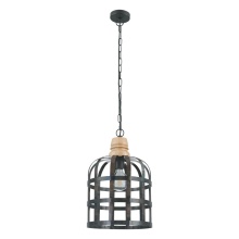Eglo 49785A - Oldcastle - 1 LT Dome Cage Pendant