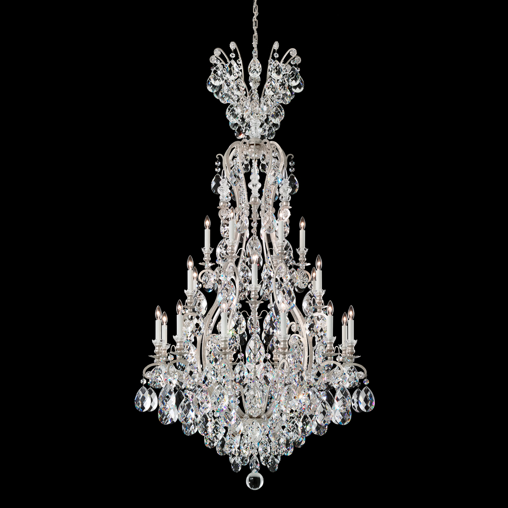 Renaissance 25 Light 120V Chandelier in Heirloom Gold with Clear Heritage Handcut Crystal