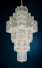 Schonbek 1870 2725-40O - Equinoxe 35 Light 120V Chandelier in Polished Silver with Clear Optic Crystal