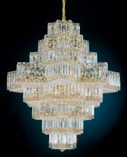 Schonbek 1870 2726-40O - Equinoxe 45 Light 120V Chandelier in Polished Silver with Clear Optic Crystal