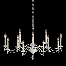 Schonbek 1870 MD1012N-76H - Modique 12 Light 120V Chandelier in Heirloom Bronze with Clear Heritage Handcut Crystal