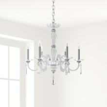 Schonbek 1870 CF1006N-40H - Savannah 6 Light 110V Chandelier in Silver with Clear Heritage Crystal