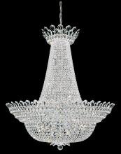 Schonbek 1870 5875H - Trilliane 76 Light 120V Chandelier in Polished Stainless Steel with Clear Heritage Handcut Crystal