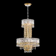 Schonbek 1870 LR1010N-48H - Triandra 7 Light 110V Pendant in Antique Silver with Clear Heritage Crystals