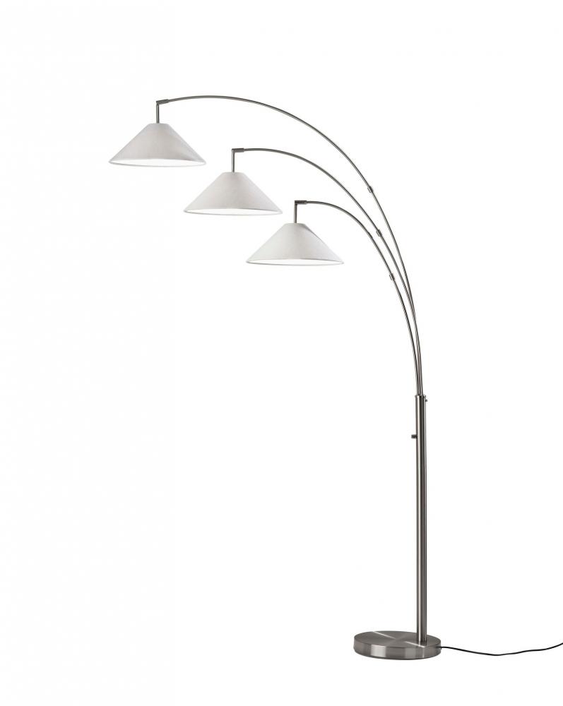 Braxton 3-Arm Arc Lamp