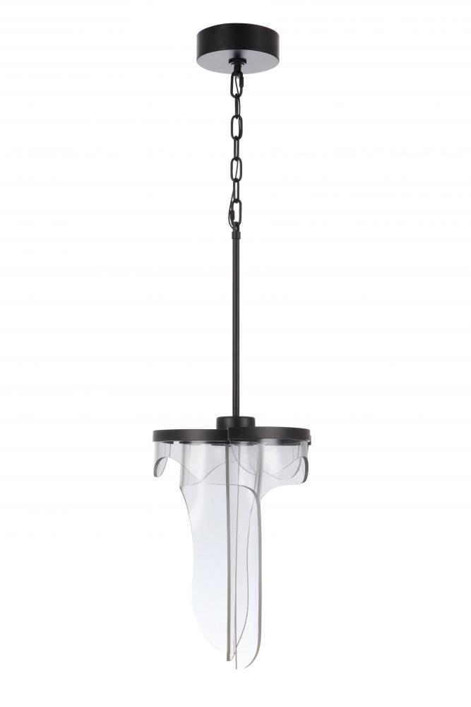 Estrella 3 Arm LED Pendant in Flat Black