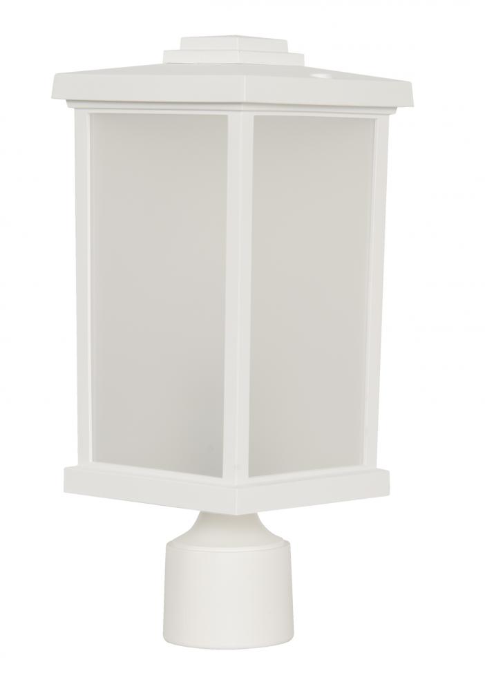 Resilience 1 Light Outdoor Post Mount in Textured White