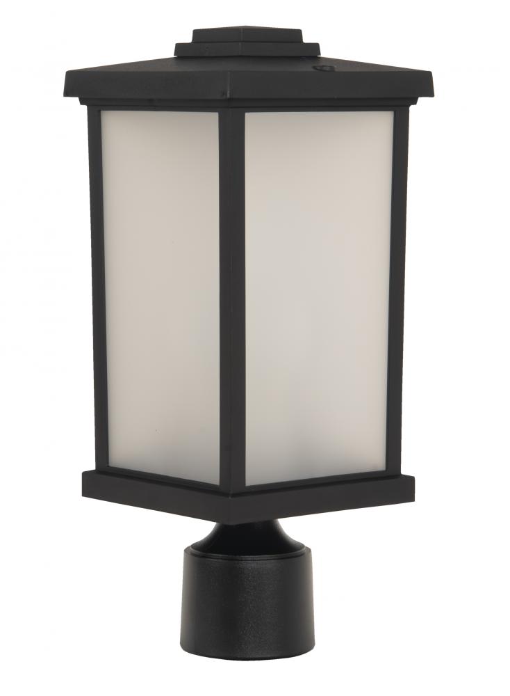 Resilience 1 Light Outdoor Post Mount in Textured Black