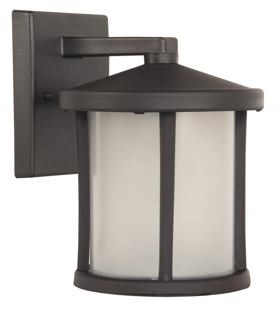 Resilience 1 Light Outdoor Wall Lantern in Bronze