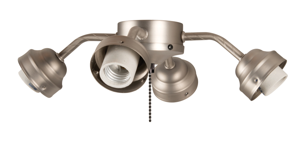 4 Light Universal Fitter in Brushed Satin Nickel