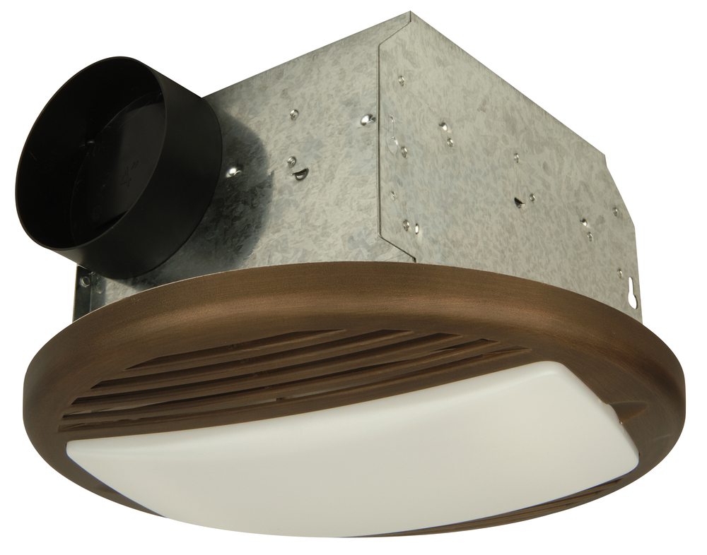 70 CFM Bathroom Exhaust Fan Light - Bronze