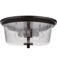 Craftmade 50283-FB - Tyler 3 Light Flushmount in Flat Black