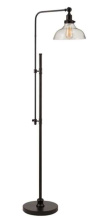 Craftmade 86257 - BL66LTX, Black Adjustable Base with Clear Glass Shade