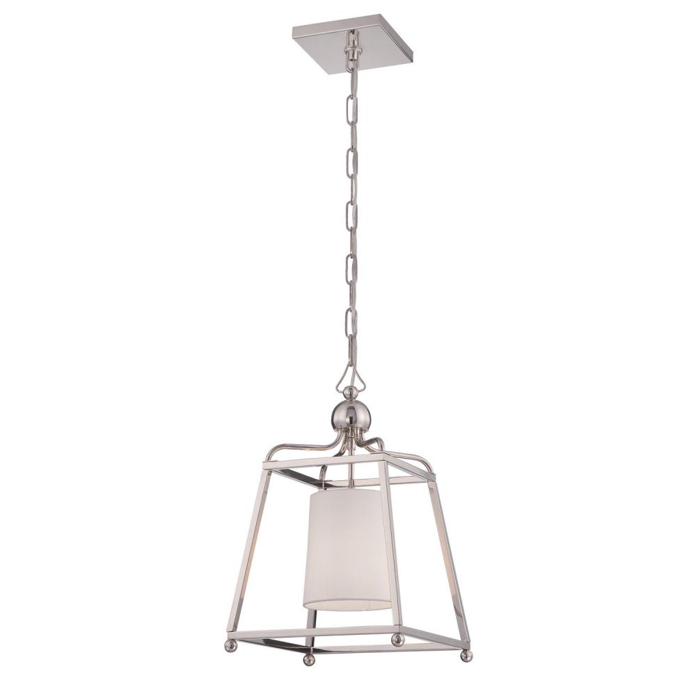 Libby Langdon Sylvan 1 Light Polished Nickel Mini Pendant