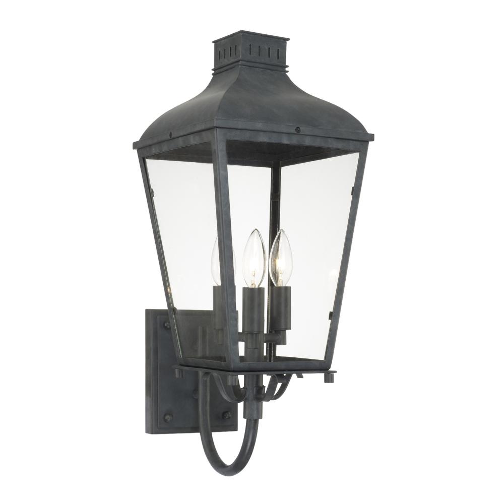 Dumont 3 Light Graphite Outdoor Sconce