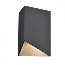 DVI DVP43080SS+BK - Brecon Outdoor Triangular 8.5 Inch Sconce