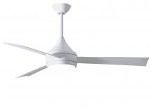 Matthews Fan Company DA-WH-WH - Donaire wet location 3-Blade paddle fan constructed of 316 Marine Grade Stainless Steel