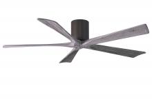 Matthews Fan Company IR5H-TB-BW-60 - Irene-5H five-blade flush mount paddle fan in Textured Bronze finish with 60” solid barn wood to