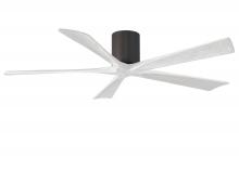 Matthews Fan Company IR5H-TB-MWH-60 - Irene-5H five-blade flush mount paddle fan in Textured Bronze finish with 60” solid matte white