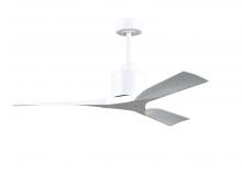 Matthews Fan Company NK-MWH-MWH-52 - Nan 6-speed ceiling fan in Matte White finish with 52” solid matte white wood blades