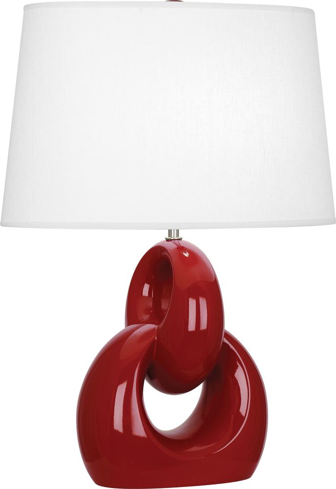 Oxblood Fusion Table Lamp