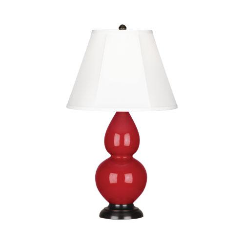 Ruby Red Small Double Gourd Accent Lamp