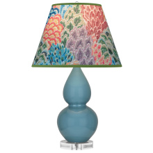 Robert Abbey OB13S - Steel Blue Small Double Gourd Accent Lamp