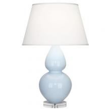 Robert Abbey A676X - Baby Blue Double Gourd Table Lamp